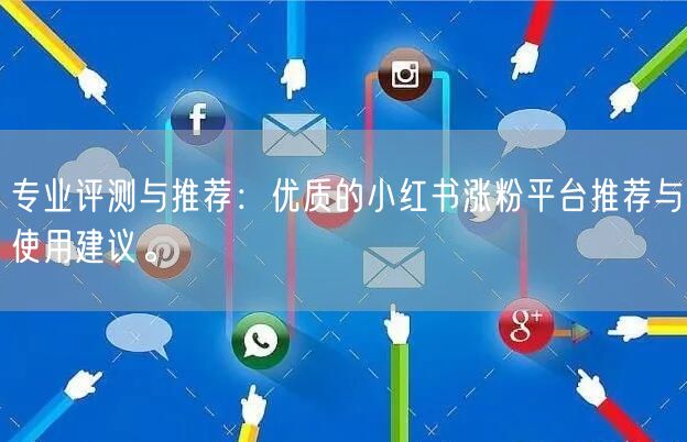 专业评测与推荐：优质的小红书涨粉平台推荐与使用建议。