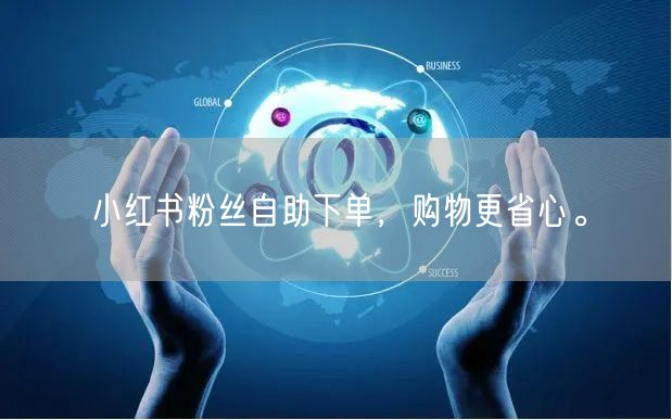 小红书粉丝自助下单，购物更省心。