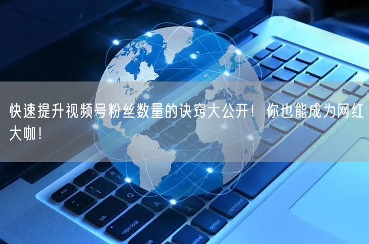快速提升视频号粉丝数量的诀窍大公开！你也能成为网红大咖！