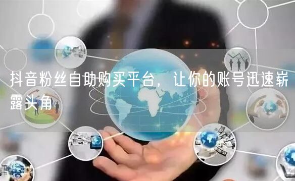 抖音粉丝自助购买平台，让你的账号迅速崭露头角