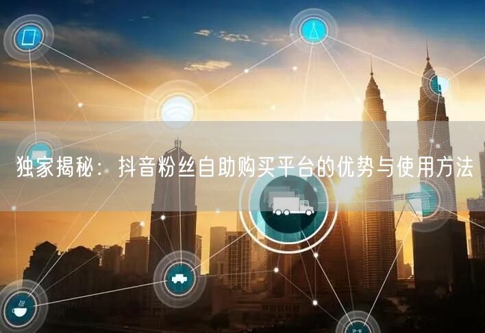 独家揭秘：抖音粉丝自助购买平台的优势与使用方法