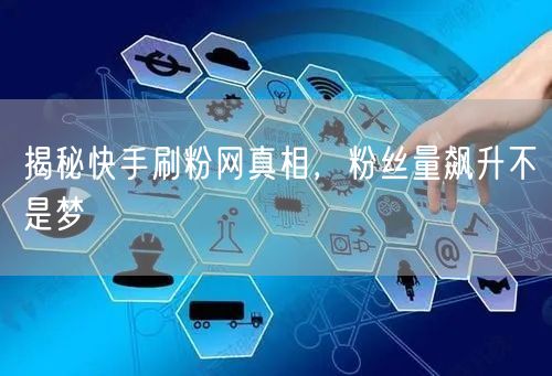 揭秘快手刷粉网真相，粉丝量飙升不是梦