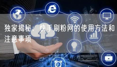 独家揭秘：快手刷粉网的使用方法和注意事项