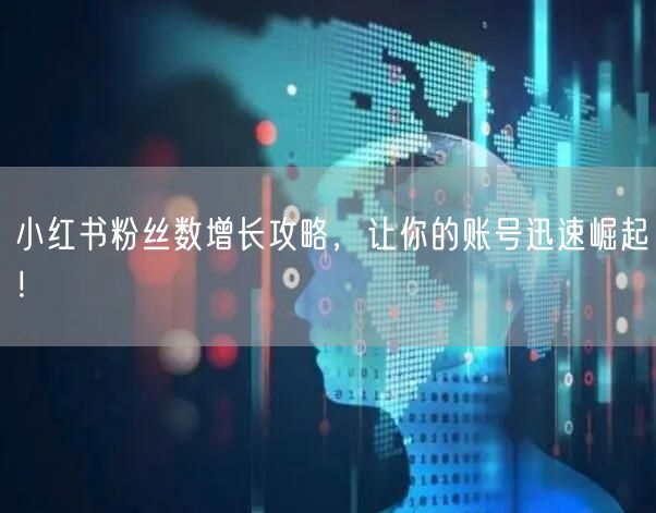 小红书粉丝数增长攻略，让你的账号迅速崛起！