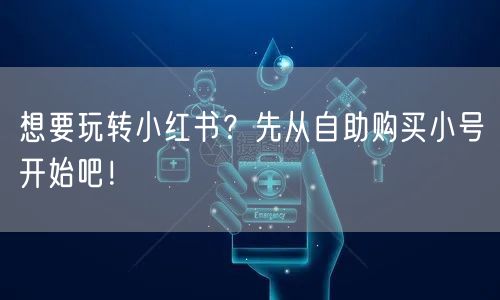 想要玩转小红书？先从自助购买小号开始吧！
