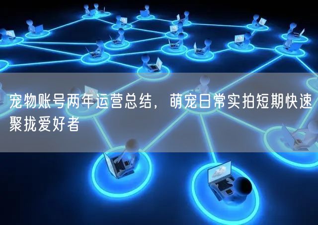 宠物账号两年运营总结，萌宠日常实拍短期快速聚拢爱好者