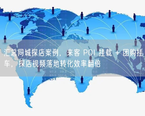 汇总同城探店案例,来客 POI 挂载 + 团购挂车,探店视频落地转化效率翻倍