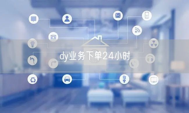 dy业务下单24小时