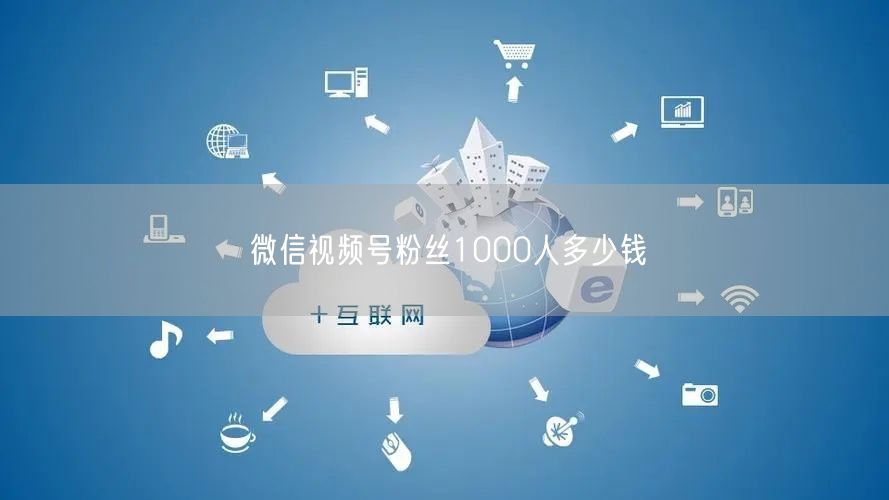微信视频号粉丝1000人多少钱