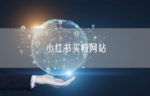 小红书买粉网站
